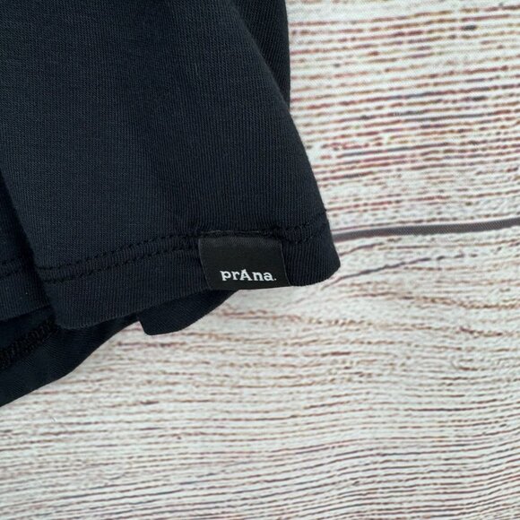 prAna Foundation Long Sleeve Crew Shirt Women's Size XL Black NEW - Picture 6 of 11